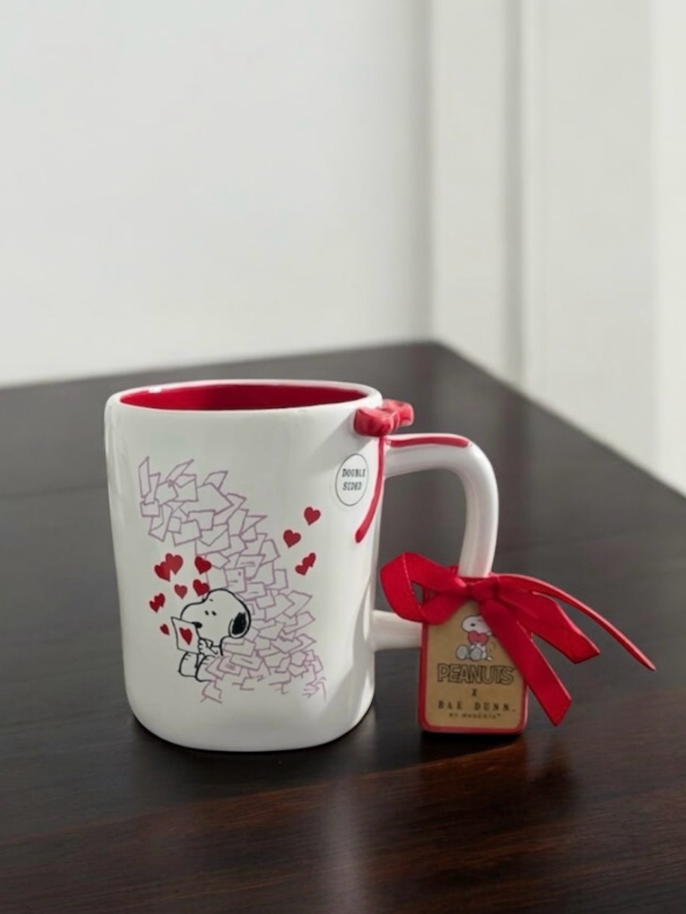 Rae Dunn x Peanuts Snoopy “Be Mine”  Mug